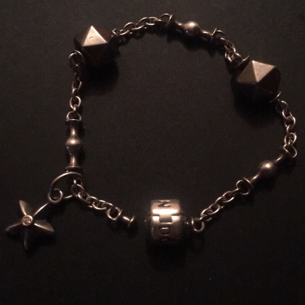 Pandora rock star with diamond bracelet